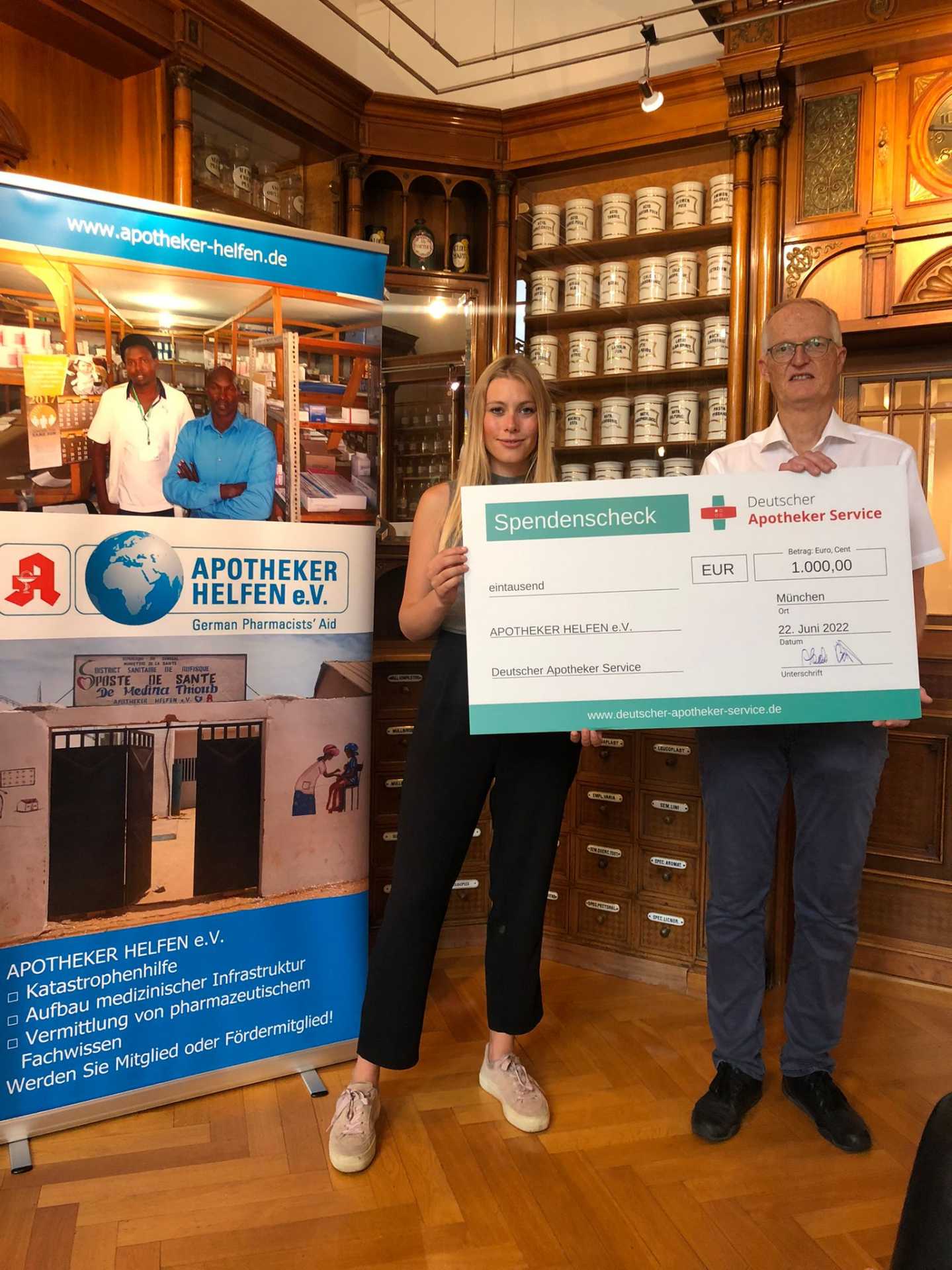 Deutscher Apotheken Service ist Fördermitglied von Apotheken helfen.