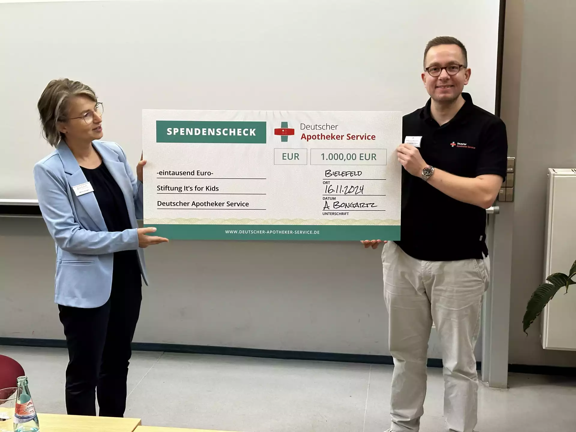 Spendencheck DAS an Its for Kids