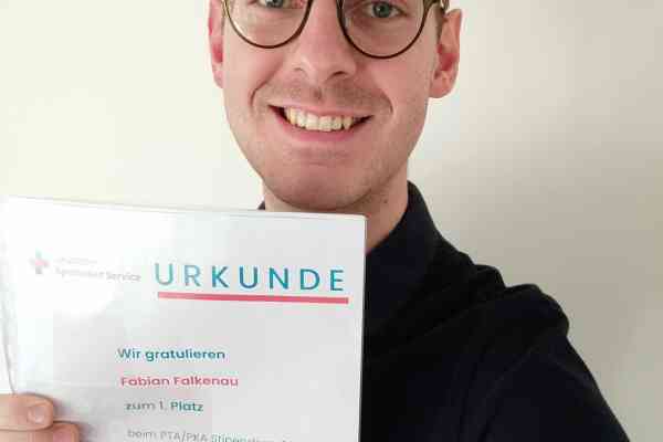 Wir stellen vor: Fabian Gewinner des PTA-Stipendiums